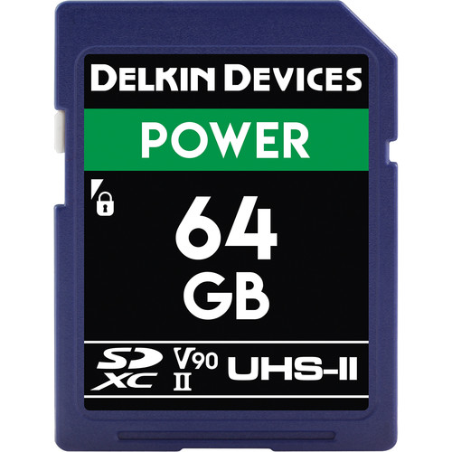 Delkin Devices 64GB POWER UHS-II SDXC Me