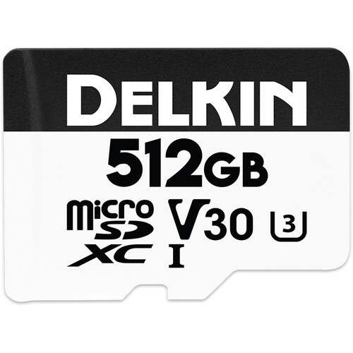Delkin Devices 512GB Drone UHS-I microSDXC Memory Card with SD Adapter