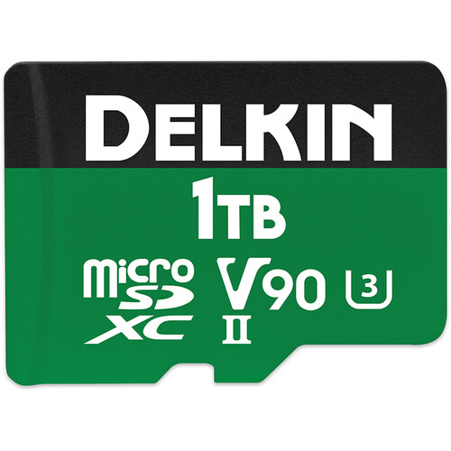 Delkin Devices 1TB POWER UHS-II microSDXC Memory Card with SD Adapter