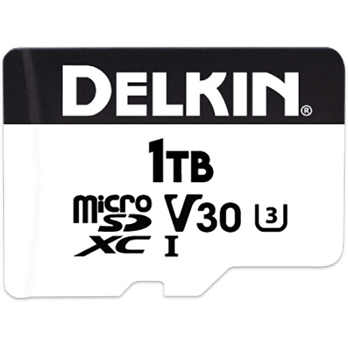 Delkin Devices 1TB Hyperspeed UHS-I microSDXC Memory Card with SD Adapter