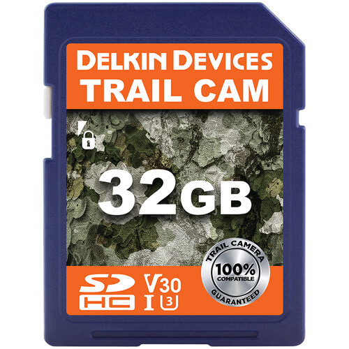 Delkin Devices 32GB Trail Cam UHS-I SDXC Memory Card