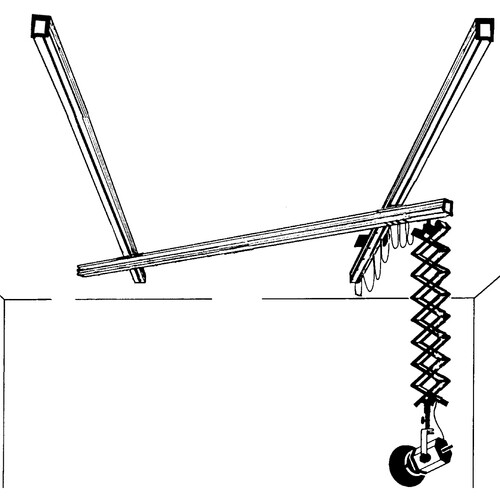 Delta 1 Scissor Light Mover Rail System for 1 Light