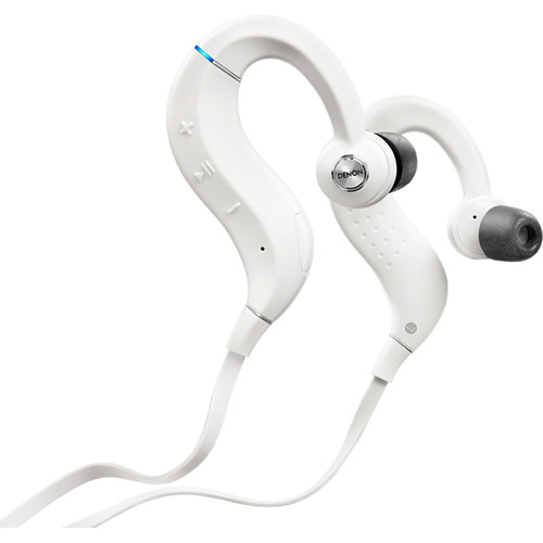 Denon AHC160W Wireless Sport Headphones (White) AHC160WWT B&H