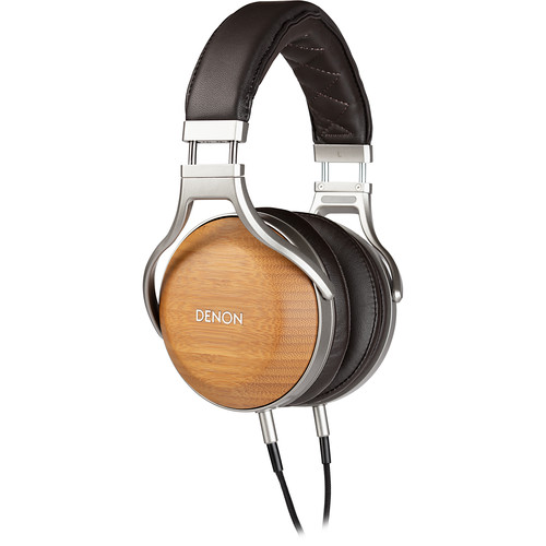 Denon AH-D9200 Bamboo Over-Ear Premium Headphones AH-D9200 B&H