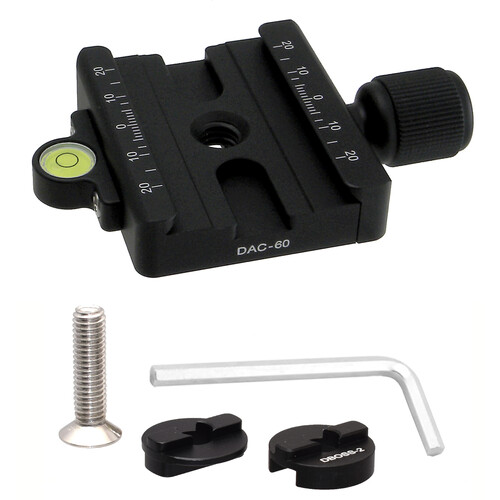 Desmond DAC-60 Deluxe Manfrotto to Arca-Type 60mm Clamp Head Conversion Kit