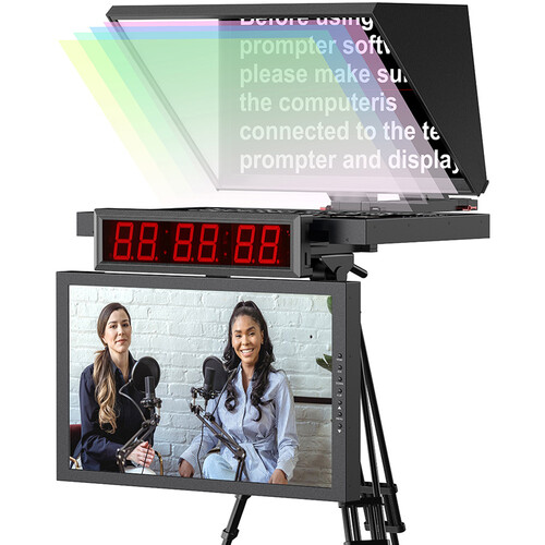 Desview DT22-M Dual-Screen HDMI/3G-SDI High-Bright Teleprompter (22