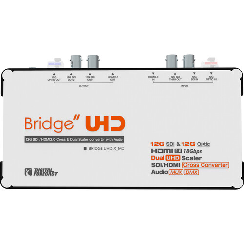 DIGITAL FORECAST UHD X_MC 12G-SDI/HDMI/Fiber 2.0 Multi-Scaler/Cross-Converter