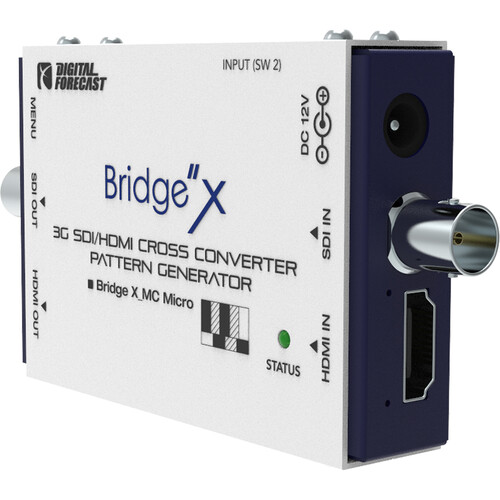 DIGITAL FORECAST X_MC MICRO SDI/HDMI Cross Converter with Scaling & Test Pattern Generator