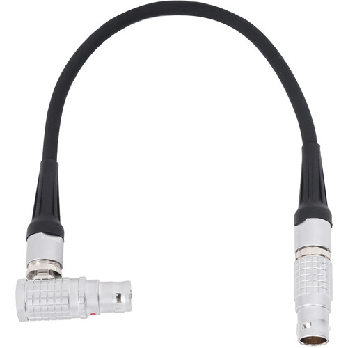 DigitalFoto Solution Limited Right-Angle 3-Pin LEMO to Straight 10-Pin LEMO Power Cable (11.8