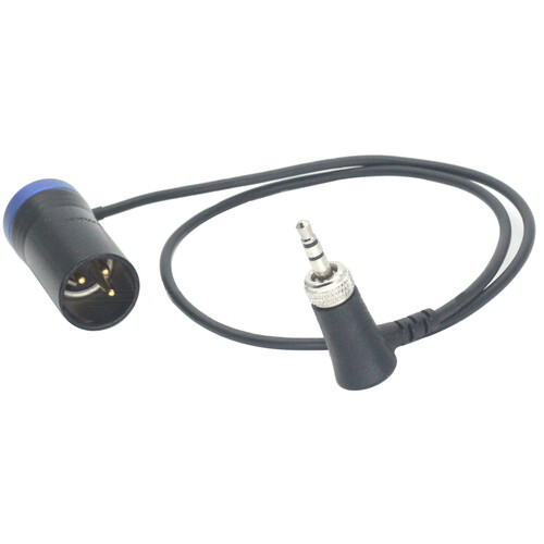 DigitalFoto Solution Limited 3.5mm TRS Right-Angle to Short XLR Male Audio Cable Locking (1.6')