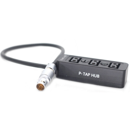 DigitalFoto Solution Limited Power Splitter Cable with 6-Pin LEMO 14.8V Output to D-Tap (11.8