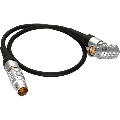 DigitalFoto Solution Limited Power Cable for DJI Ronin 2 Battery Compartment to RED V-RAPTOR XL (Straight to Right Angle 3.9')