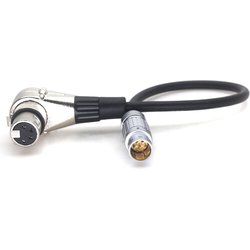 DigitalFoto Solution Limited 7-Pin to 4-Pin Right-Angle XLR Female Power Cable for Sony VENICE & ARRI TRINITY 2 (23.6