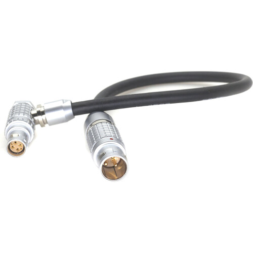 DigitalFoto Solution Limited Female Power Cable for RED (Straight-to-Right-Angle 23.6