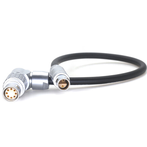 DigitalFoto Solution Limited 1S 3-Pin ARRI TRINITY to 8-Pin Right-Angle Power Cable for ALEXA Mini AMIRA Mini LF & ALEXA 35 (23.6