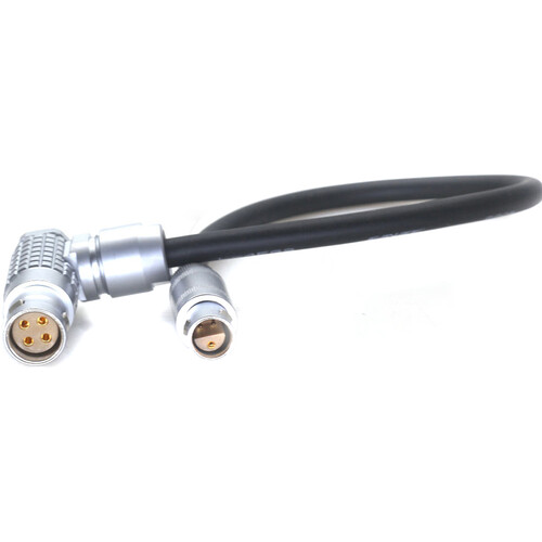 DigitalFoto Solution Limited 1S 3-Pin ARRI TRINITY to 4-Pin Right-Angle Power Cable for RED V-RAPTOR 24V (23.6