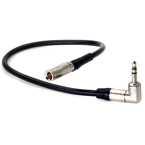 DigitalFoto Solution Limited DIN 1.0/2.3 to 3.5mm Right-Angle Timecode Cable for Canon R5 C/DIN Cameras (11.8