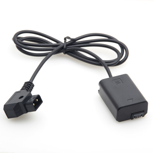 DigitalFoto Solution Limited D-Tap to Fully Decoded Sony NP-FW50 Dummy Battery Cable (Straight 39.4