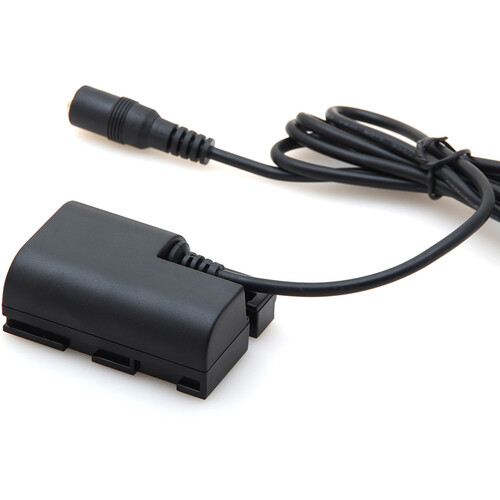 DigitalFoto Solution Limited LP-E6 Dummy Battery with Female Connector Cable (Straight 38.8