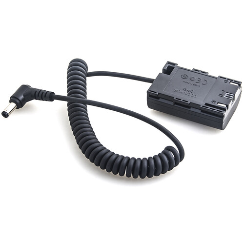 DigitalFoto Solution Limited LP-E6 Dummy Battery with Male Connector Cable (Coiled 16 to 39.4
