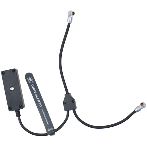 DigitalFoto Solution Limited 2-Pin LEMO to 2-Pin LEMO & D-Tap Splitter Cable for Tilta Float & Select DJI Gimbals (7.9