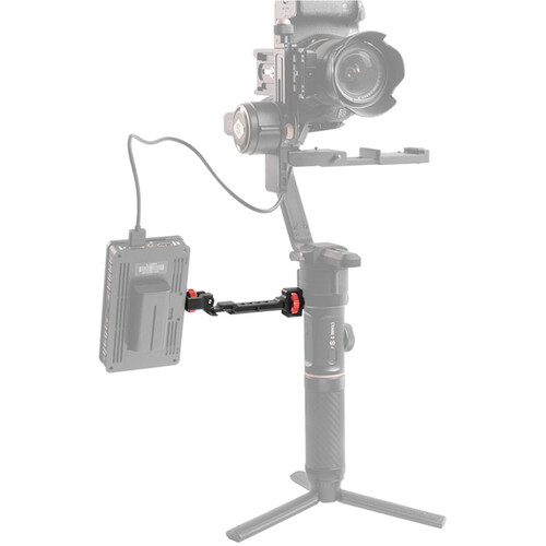 DigitalFoto Solution Limited Rotating Horizontal/Vertical Monitor/Phone Bracket for DJI RS 2 RS 3 RS 3 Pro & Other Gimbals