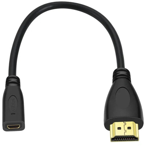 DigitalFoto Solution Limited Mini-HDMI Male to Micro-HDMI Female Adapter (7.8