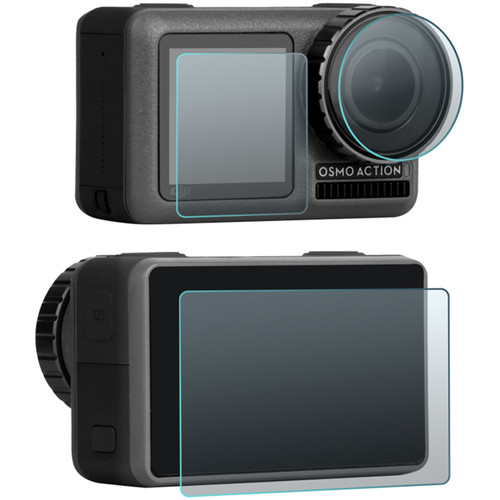 DigitalFoto Solution Limited Tempered Glass Film Lens and Screen Combo for Osmo Action (Two Sets)