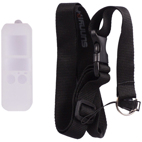 DigitalFoto Solution Limited Silicone Case with Lanyard for DJI Osmo Pocket (White)