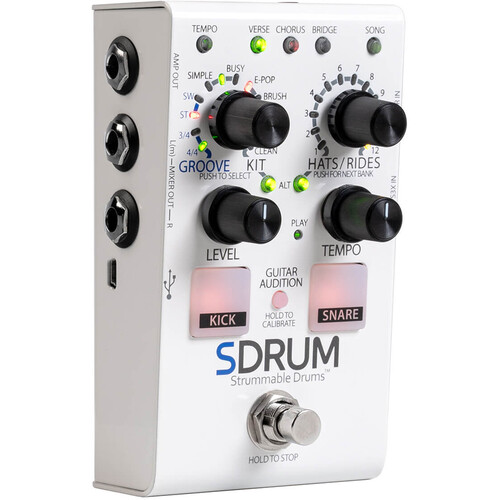 DigiTech SDrum Strummable Drum Pedal for Guitars