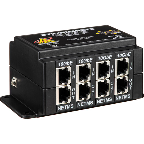 DITEK 4-Channel Wall Mount Network Surge