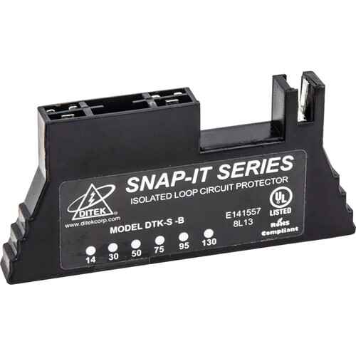 DITEK 66 Block Quick-Connect Surge Protector for Snap-It Series (2A 14V)