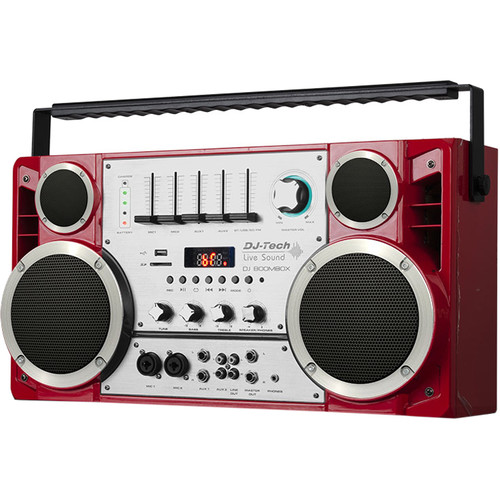 DJTech DJ Boombox Wireless Portable Stereo DJBOOMBOX B&H Photo