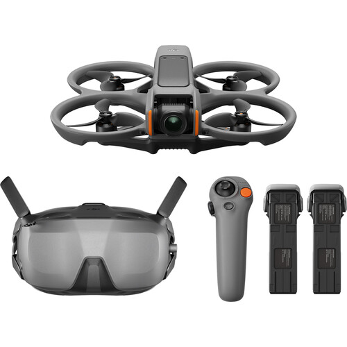 DJI Avata 2 FPV Drone with Goggles N3 & 3-Battery Fly More Combo