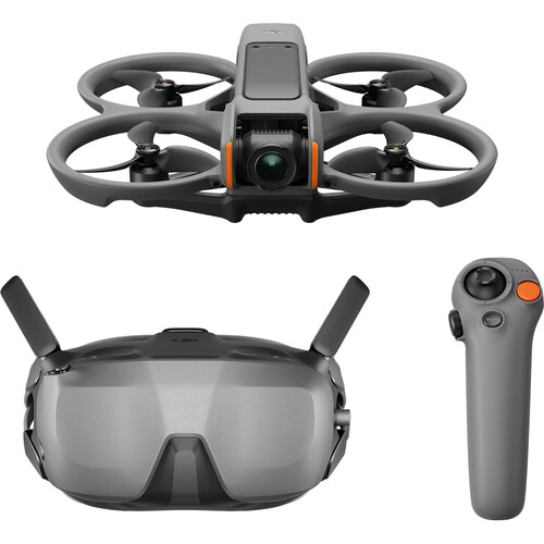 DJI Avata 2 FPV Drone with Goggles N3 & 1-Battery Fly More Combo