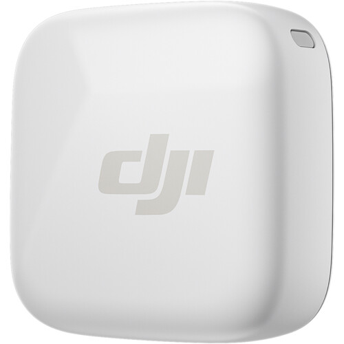 DJI Mic Mini Clip-On Transmitter with Built-In Microphone (2.4 GHz Arctic White)