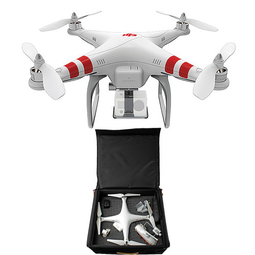 DJI Phantom Quadcopter with GoPro Mount and Backpack B&H Photo