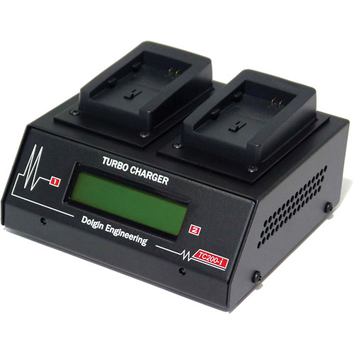 Dolgin Engineering TC200-i Dual Slot Battery Charger for Sony NP-FW50 Batteries