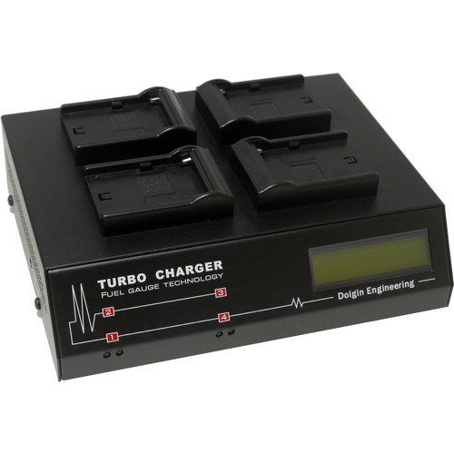 Dolgin Engineering TC400 Four Position Battery Charger and TDM for Sony NP-FM500H