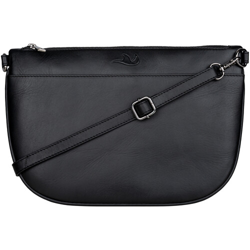 Dorr MANTA Leather Cross-Body Bag (Medium Black)