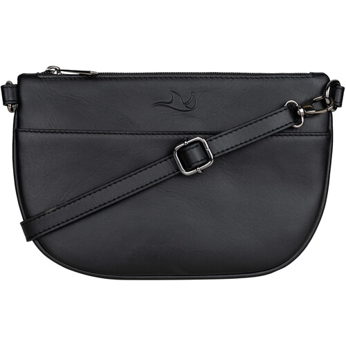 Dorr MANTA Leather Cross-Body Bag (Small Black)
