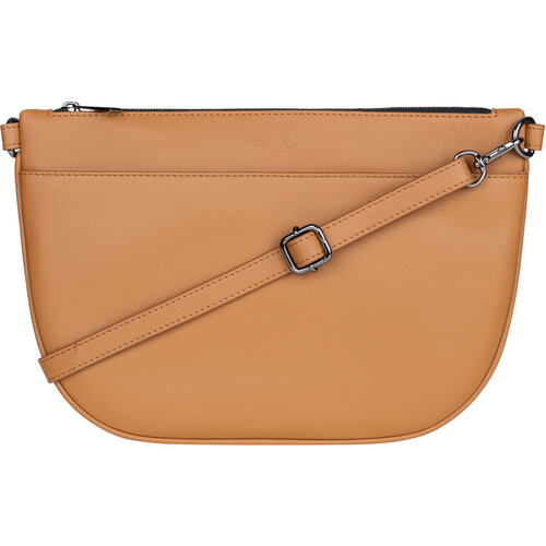 Dorr MANTA Leather Cross-Body Bag (Medium Camel)