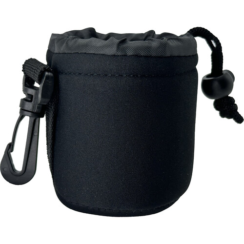 Dot Line Neoprene Lens Pouch (Black 2.75 x 3.3
