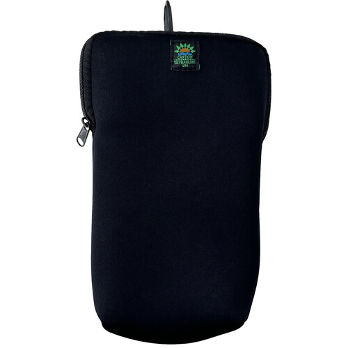 Dot Line Wide-Mouth Neoprene Lens Pouch (Black X-Large)