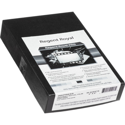 Inkpress Media Regent Royal Hard Dot Camera Film (4 x 5