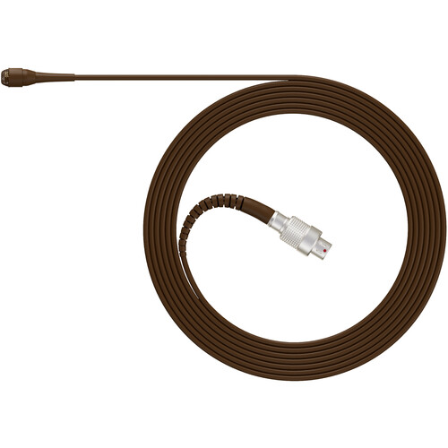 DPA Microphones 4061 CORE+ Low-Sensitivity Omni Lavalier Microphone with 3-Pin LEMO Adapter for Lectrosonics SSM & Sennheiser SK Transmitters (Brown)
