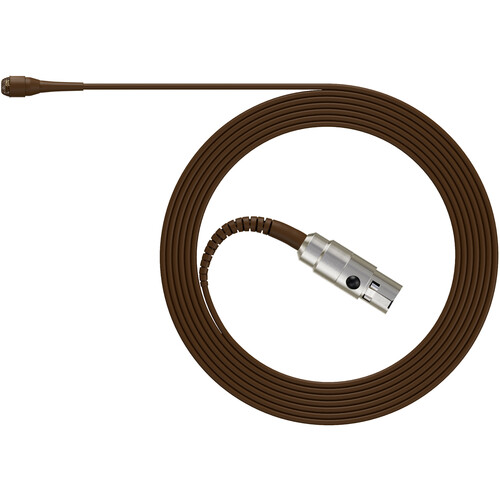 DPA Microphones 4061 CORE+ Low-Sensitivity Omni Lavalier Microphone with TA4F Adapter for Shure Transmitters (Brown)