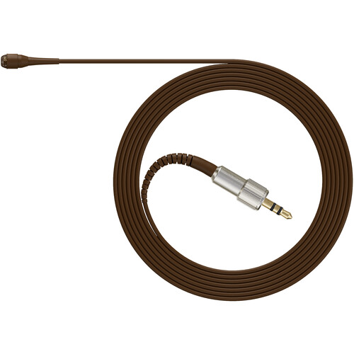 DPA Microphones 4061 CORE+ Low-Sensitivity Omni Lavalier Microphone with Locking 3.5mm Sennheiser Adapter (Brown)