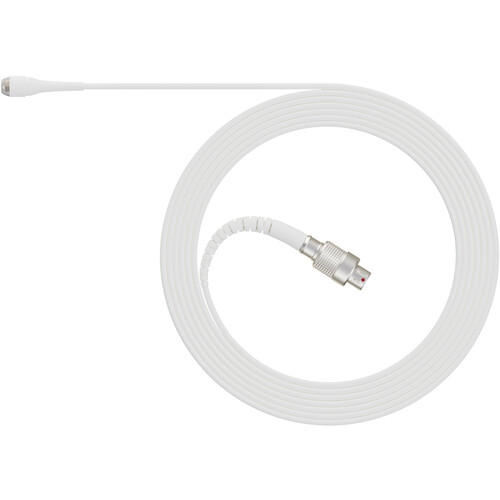 DPA Microphones 4061 CORE+ Low-Sensitivity Omni Lavalier Microphone with 3-Pin LEMO Adapter for Lectrosonics SSM & Sennheiser SK Transmitters (White)