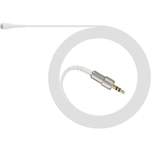 DPA Microphones 4061 CORE+ Low-Sensitivity Omni Lavalier Microphone with Locking 3.5mm Sennheiser Adapter (White)